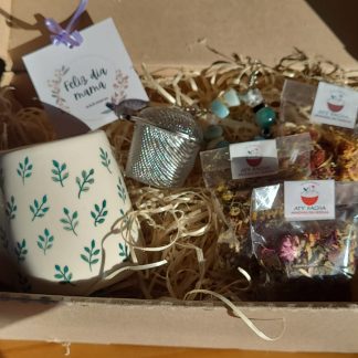 Taza + infusor + tes en hebras